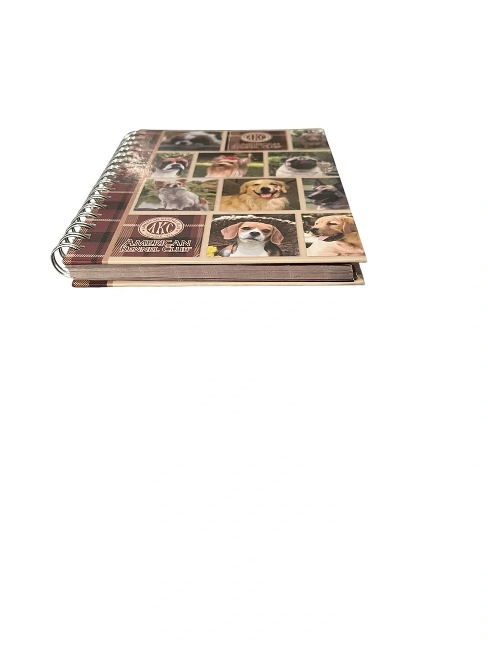 AKC American Kennel Club Lined NoteBook Journal Dog Breeds Canine 2010 Unused